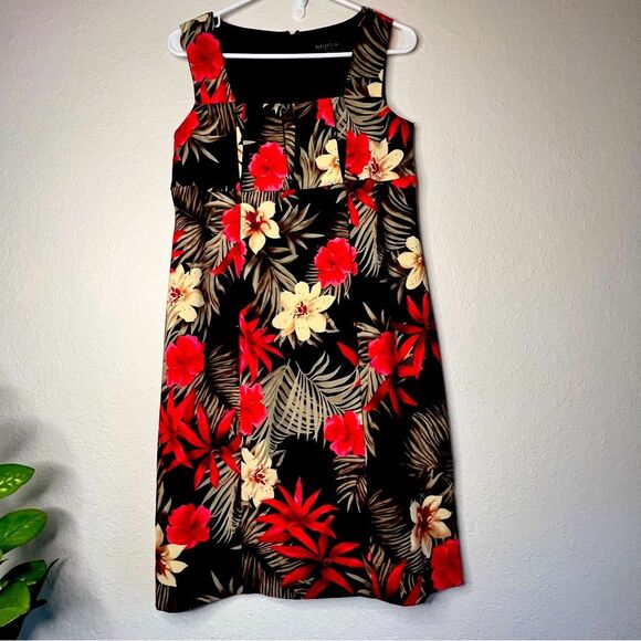 🌺 Perceptions 🌺 floral print dress 🌺 excellent condition 🌺 size 8 petite - Picture 1 of 6